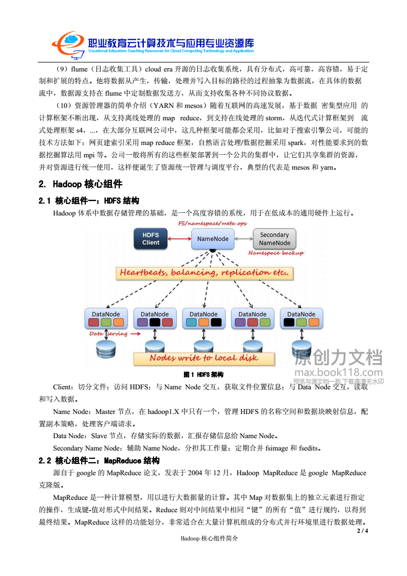 hadoop的核心技术是什么,hadoop的核心组成